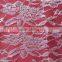 Large peony flower polyester lace fabric bulk lace fabric