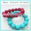 2014 Latest Design Fashion Silicone Bead Bracelet