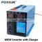 600W High frequency off grid solar 12V DC TO 230V pure sine wave dc to ac Home power inverter charger