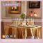 LinenPro Wholesale Fabric Painting Designs on Table Cloth Restaurant Table Cloth