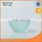 frosted glass bowl with color spray classic dinnerware