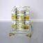Handmade office desktop accesory crystal pen holder