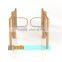 Luxury gold security gate swing turnstile