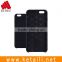 For iPhone 6/6S Plus Custom Design Silicone Mobile Case Cell Phone Skin Cover with Plastic Plate Covered Inside Silicone