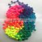 pompoms ball 2cm jumbo big neon rainbow changing shifting color puff multicolor pom pom trim                        
                                                Quality Choice