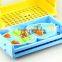 double layers detachable plastic rack/3 Layers combined shelf/DIY cartoon shelf/Bathroom shelf/Office shelf/Kitchen storage ra