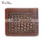 Male Business Genuine Leather Coin Purse 3D Crocodile Wallet for Men