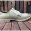Fashion leather white police army officer shoes for man