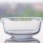 Round Clear Glass Bowl Wholesale Plain 3pcs