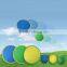 Kids play fabric mini frisbee