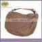 Cheap Brown Fashion Korean Plain Shoulder Women's Bag with Zipper Wholesale Supplier