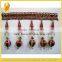 Wholeasle Red Decorative Ball Fringe For Curtain, Furniture