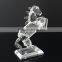 Customized crystal horse decoration pieces