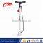 Best Hand Operated bike air pump / steel tube floor air pump for bike / cheap bicycle pump parts