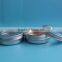 Latest design main product round aluminum can with transparent window cap