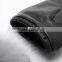 Delicate Sheep Fur Leather Gloves With Blue Fox Fur Pompom Flannelette Inside