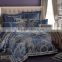 Luxury adult bedding set 100% cotton jacquard fabric home textile bedding set