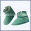 Winter sheepskin leather wholesale soft sole baby leather shoes