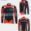 Orange Black New Autumn Long-Sleeved Jersey Bike Jersey Suits Custom