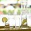2015 china supplier 800ml wholesale high quality mouth blown high borosilicate clear glass pitcher
