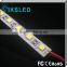 With aluminum slot smd5730 blue red green 36leds/pc rigid led strip
