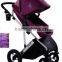 2015 Baby pram 3 in 1 with big air wheels,3 position seat with 5 point safety