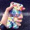 Geometry Style Scrub Plastic mobile phone case for iphone 6 plus