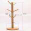 Bamboo Cup Rack