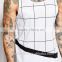 china manufacturer hot sale men black and white tank top