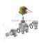 infrared sensor sanitary multi-way shower faucet regulator flower water magnetic valve