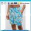 100% polyester fabric custom board shorts/brilliant color beachwear