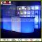 modern illuminated led plastic portable bar counter furniture for salon