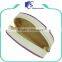 Customized white U shape 600d polyester cosmetic bag with handle