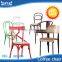 Hot sale iron steel outdoor garden or restaurant metal dining coffee chair T series