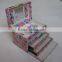 Design hot-sale boreal portable jewelry box with mirror