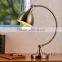 T6046 E27 modern design brass table lamp