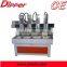 Multipurpose multi head automatic 3d wood carving cnc router