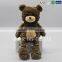 Cartoon Toy Stuffed Bear Plush Doll in Brown Color