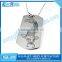 Blank mirror finishing print logo aluminum dog tag
