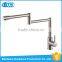 OEM & ODM accept classic brushed stainless steel 304 folding kitchen faucet tap