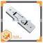 Rectangle 180 degree bathroom mirror glass door clamp/Satin Stainless steel glass door fitting China supplier shower door hinge