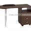 black modern manicure table salon furniture M714