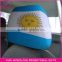 custom polyester&spandex printed elastic South Africa flag car headrest cover,car headrest flag for fans