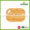 Color plastic bamboo chopping board with holes
