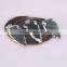 Silver Plated Edged Jasper Gem Stone Druzy Pendant, Green Arrow Pendant, For Jewelry Making