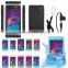 for Samsung Note 4 Waterproof Kickstand Case, Full-body Underwater Waterproof Durable Full Sealed Case for Galaxy Note 4