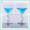 2016 Hot Sale Handmade Cocktail Glass Crystal Lead Free Cocktail Cup for RIO