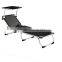 Folding Aluminium beach sunbed