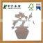 2015year china factory FSC&SA8000 promotional wooden Christmas crafts for Santa Claus