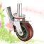 6 Inch PVC Wheel Hardware Swivel Caster Wheel For Trolley